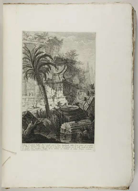 Opere Varie di Architetura; Raccolta di Alcuni Disegni del Barberi da Cento detto Il Guercino