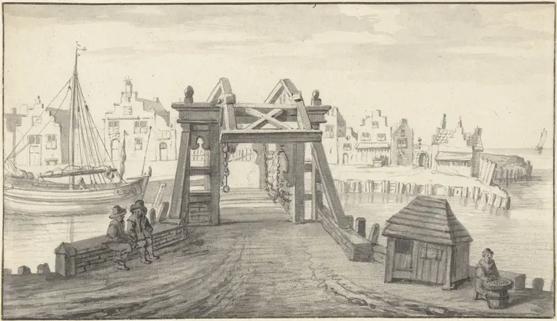 Ophaalbrug in Brielle