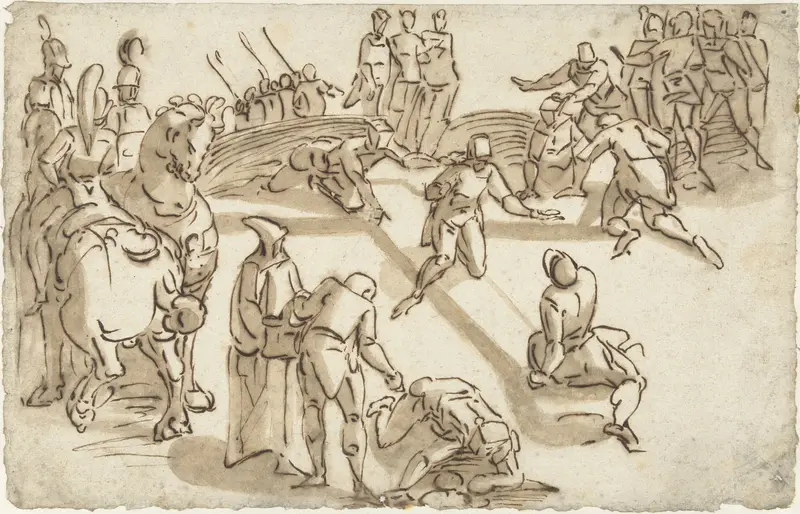 Oprichting van het kruis Wall Art by Unknown - High-Resolution Digital Print