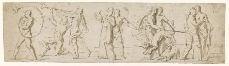 Optocht van bacchanten Wall Art by Unknown - High-Resolution Digital Print