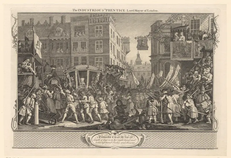 Optocht van Francis Goodchild als burgemeester van Londen Wall Art by Unknown - High-Resolution Digital Print