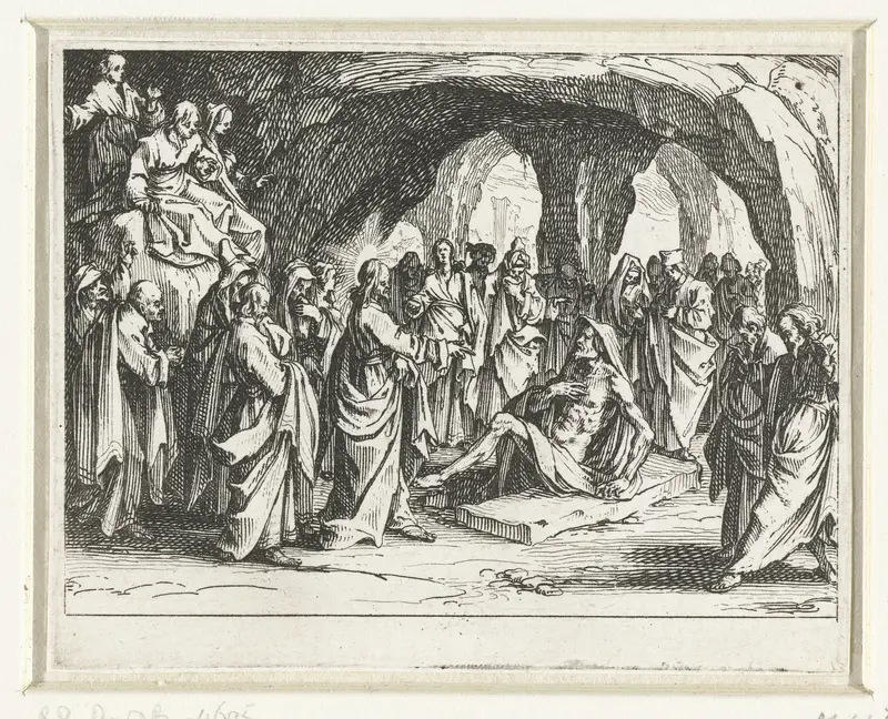 Opwekking van Lazarus Wall Art by Jacques Callot - High-Resolution Digital Print