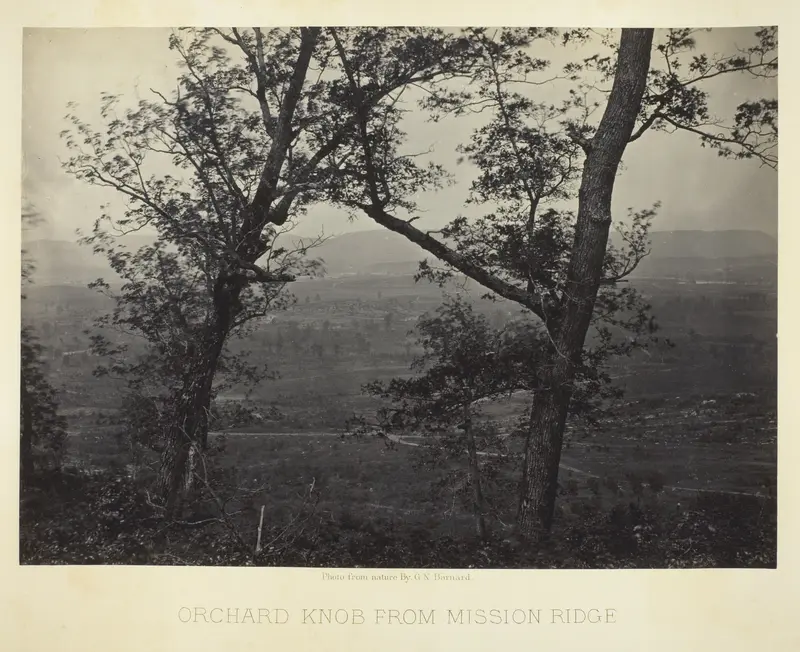 Orchard Knob from Mission Ridge
