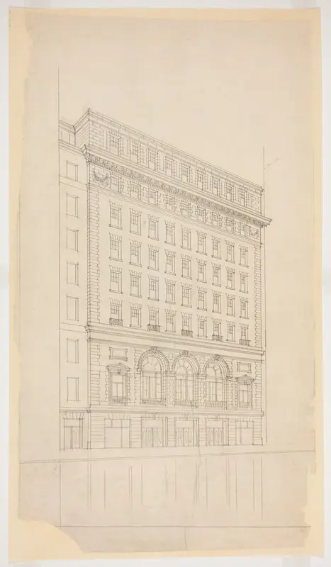 Orchestra Hall, Chicago, Illinois, Perspective Study