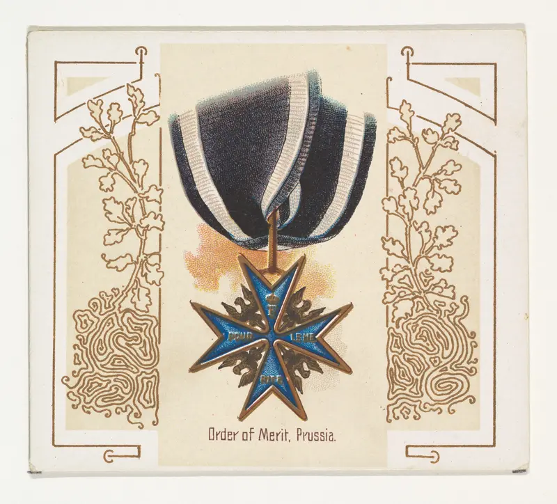 Order of Merit, Prussia, from the World's Decorations series (N44) for Allen & Ginter Cigarettes Wall Art by Allen & Ginter - High-Resolution Digital Print