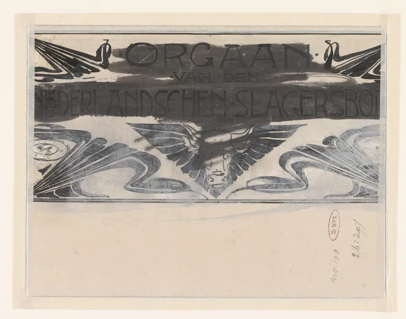 Orgaan van de Nederlandschen Slagersbond Wall Art by Willem Wenckebach - High-Resolution Digital Print