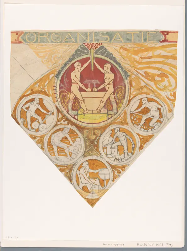 Organisatie Wall Art by Richard Nicolaüs Roland Holst - High-Resolution Digital Print