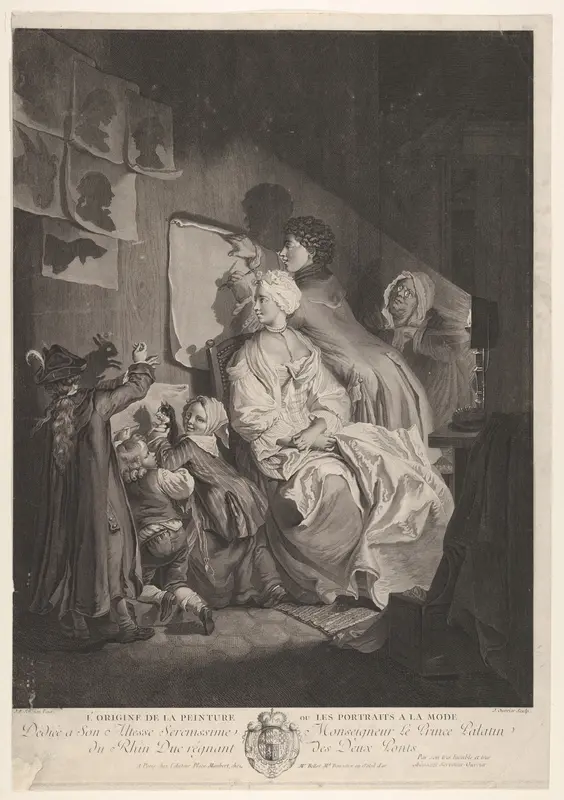 Origin of Painting Wall Art by Jean Ouvrier - High-Resolution Digital Print