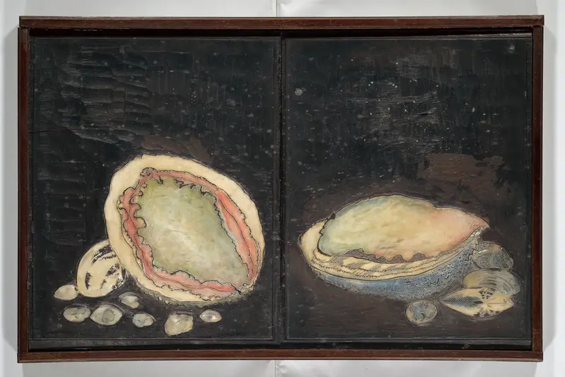 Original Woodblocks for the Servants of the Dragon King of the Sea: Fish and Shells (Tatsu no miyatsuko gyokai fu) 草花略画式 Wall Art by Kuwagata Keisai 鍬形蕙斎 - High-Resolution Digital Print