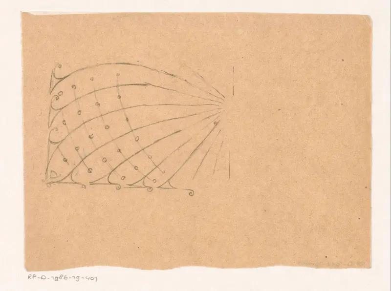 Ornament met kruisende lijnen Wall Art by Reinier Willem Petrus de Vries (1874-1953) - High-Resolution Digital Print