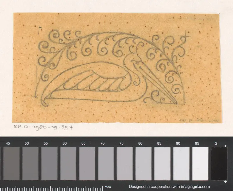 Ornament met pelikaan Wall Art by Reinier Willem Petrus de Vries (1874-1953) - High-Resolution Digital Print
