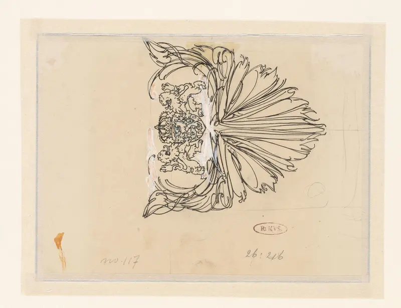 Ornament met wapen Wall Art by Willem Wenckebach - High-Resolution Digital Print