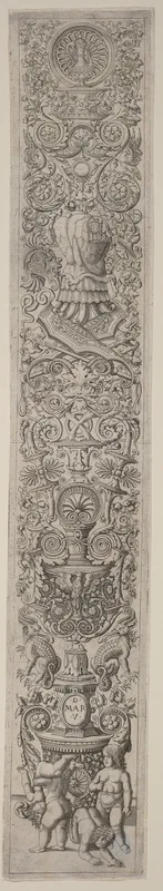 Ornament Panel: Four Children Playing Wall Art by Andrea Zoan - High-Resolution Digital Print