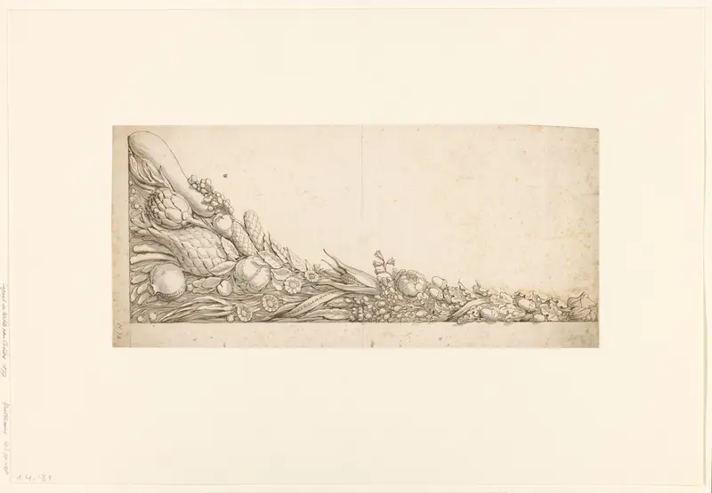 Ornament van vruchten Wall Art by Unknown - High-Resolution Digital Print