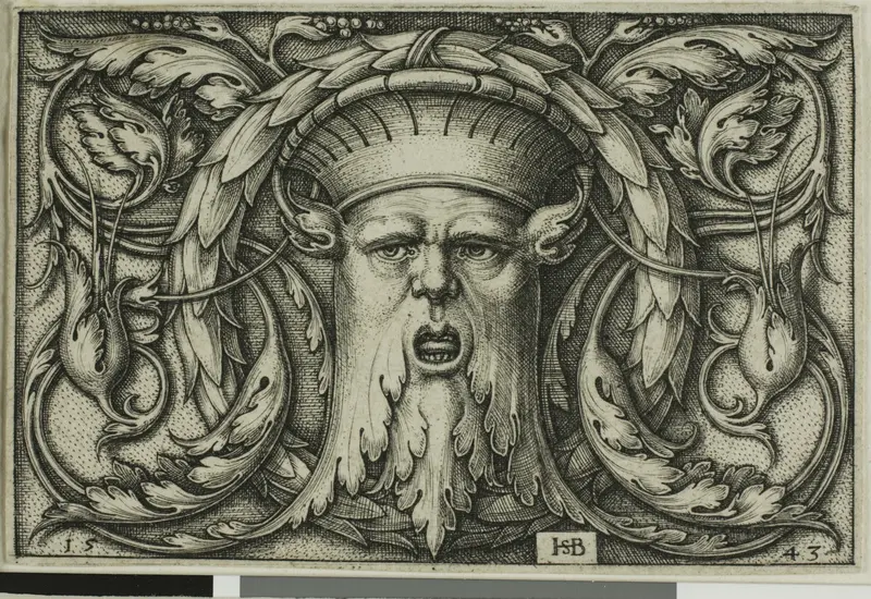 Ornament with a Mask