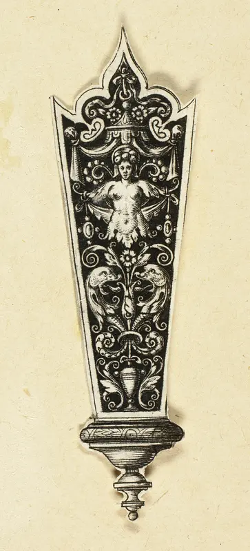 Ornamental Design for Knife Handle Wall Art by Theodor de Bry - High-Resolution Digital Print