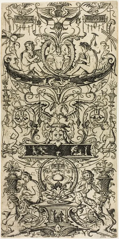 Ornamental Panel: Victoria Augusta