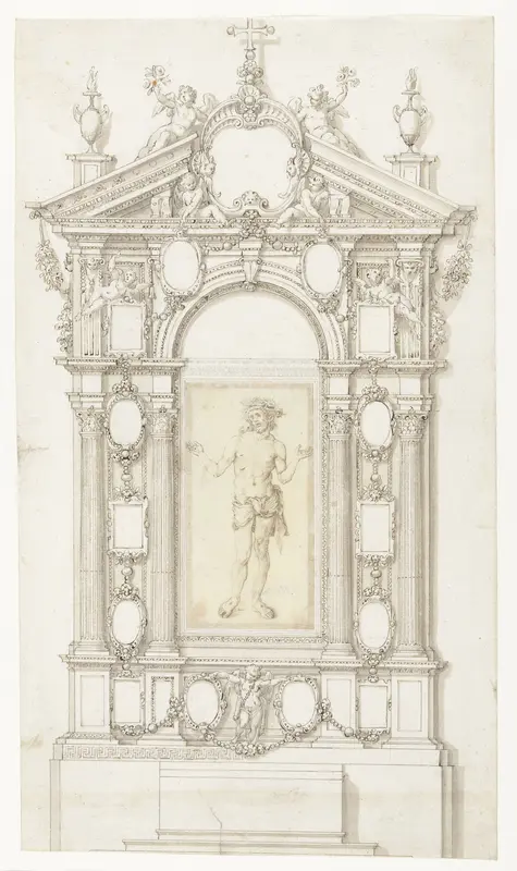 Ornamentale lijst Wall Art by anonymous - High-Resolution Digital Print