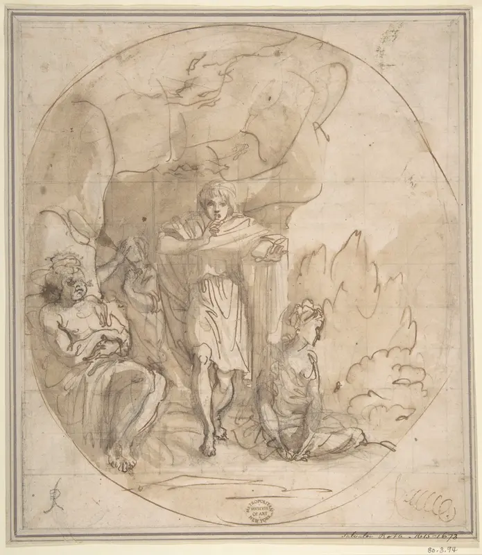 Orpheus Wall Art by Anonymous, Italian, Roman-Bolognese, 17th century - High-Resolution Digital Print