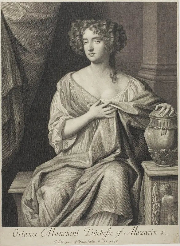 Ortensia Mancini, Duchess of Mazarin Wall Art by Gerard Valck - High-Resolution Digital Print