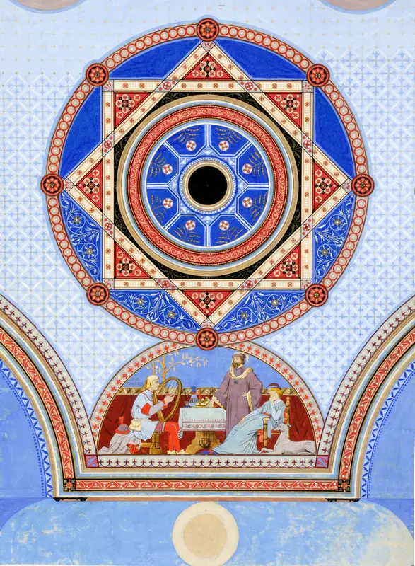 Ottawa Opera House, Ottawa, Illinois, Wall Stencil Design
