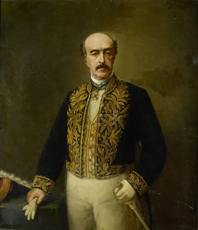 Otto van Rees (1823-92). Gouverneur-generaal (1884-88) Wall Art by anonymous - High-Resolution Digital Print