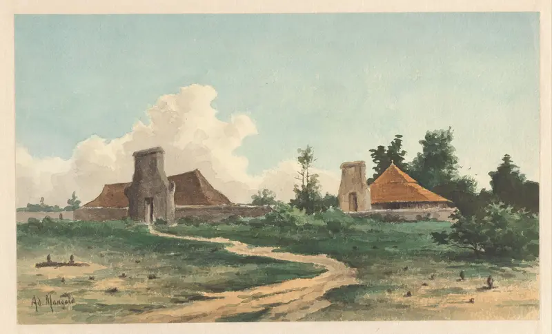 Oude begraafplaats van Panembahans op Madura Wall Art by Unknown - High-Resolution Digital Print