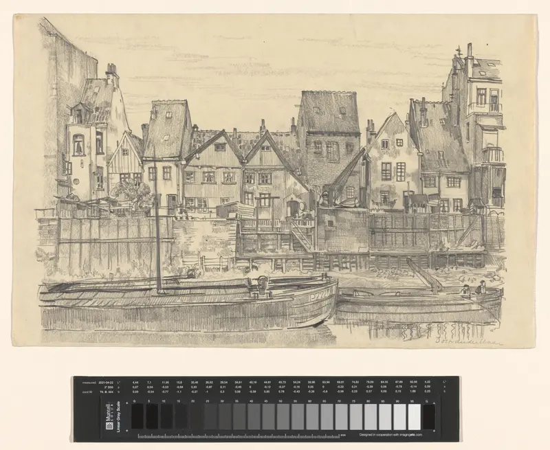Oude huizen in Bremen Wall Art by Unknown - High-Resolution Digital Print