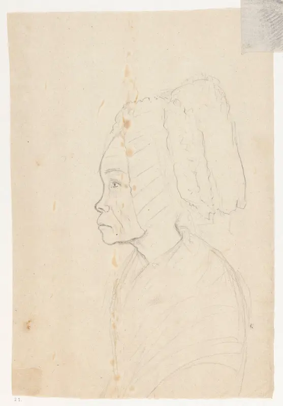 Oude Javaanse vrouw Wall Art by Jan Brandes - High-Resolution Digital Print