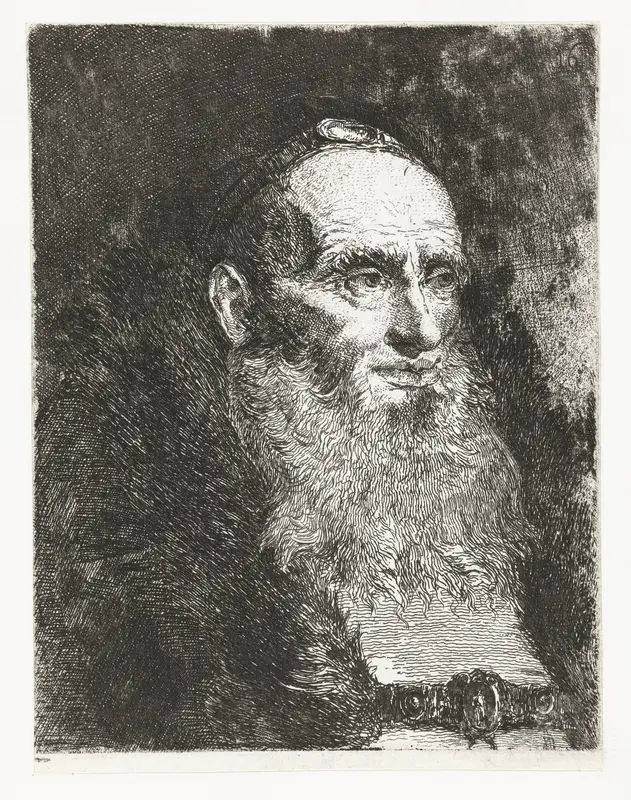 Oude man Wall Art by Giovanni Domenico Tiepolo - High-Resolution Digital Print