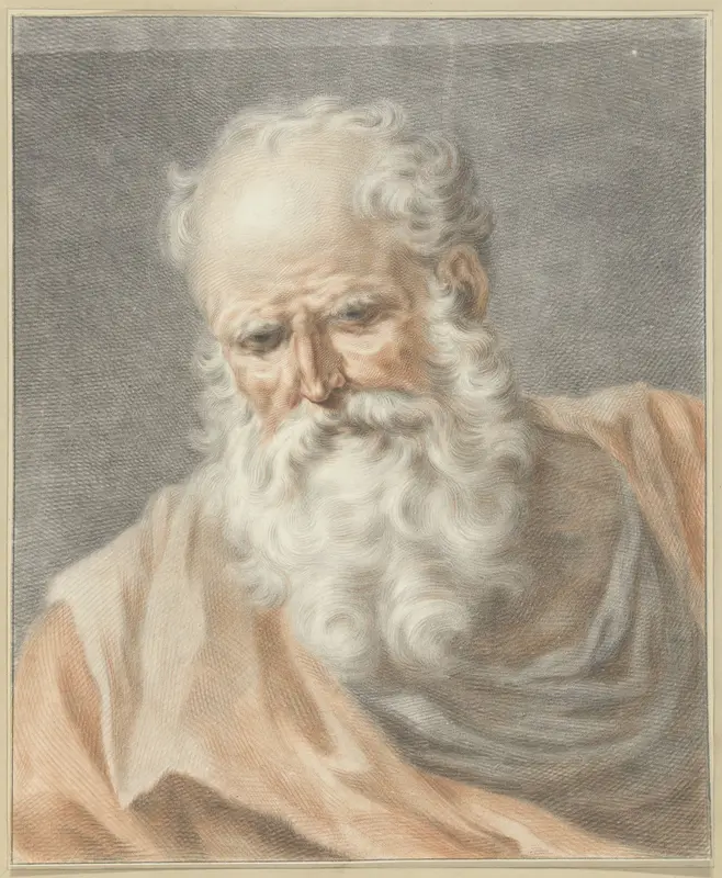 Oude man Wall Art by Abraham Delfos - High-Resolution Digital Print