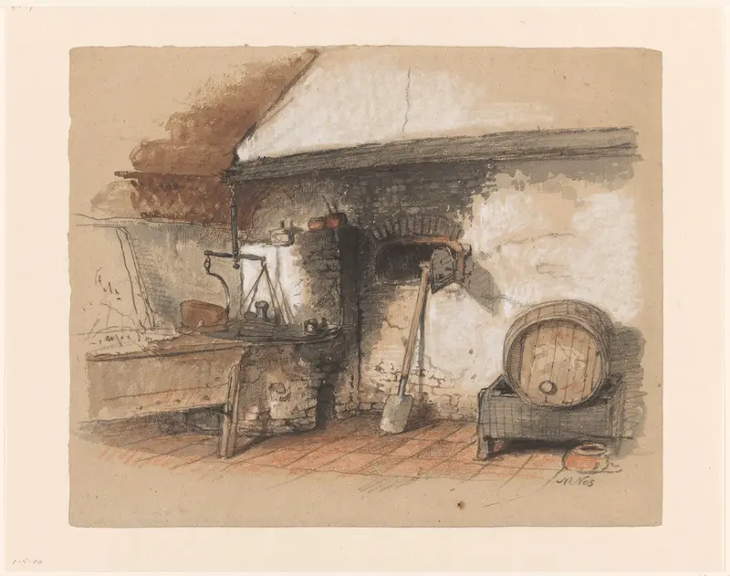 Oude oven in een bakkerij Wall Art by Maria Vos - High-Resolution Digital Print