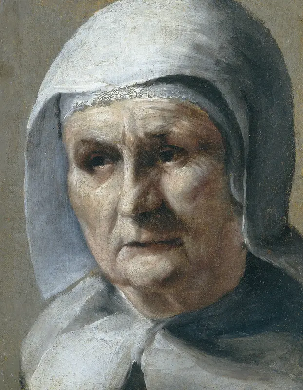 Oude vrouw Wall Art by Moses ter Borch - High-Resolution Digital Print