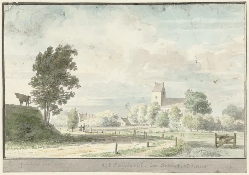 Oudeschoot en de Schooterschans Wall Art by Cornelis Pronk - High-Resolution Digital Print