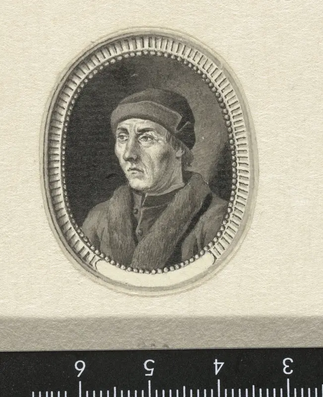 Ovaal portret van Laurens Jansz. Coster Wall Art by Jacques Kuyper - High-Resolution Digital Print
