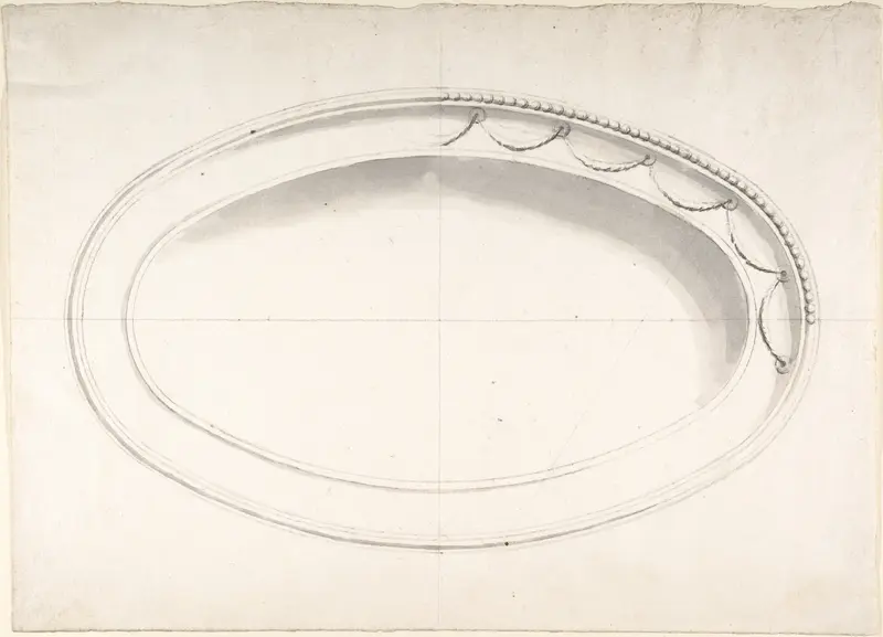Oval Dish Wall Art by Anonymous, Italian, 19th century - High-Resolution Digital Print