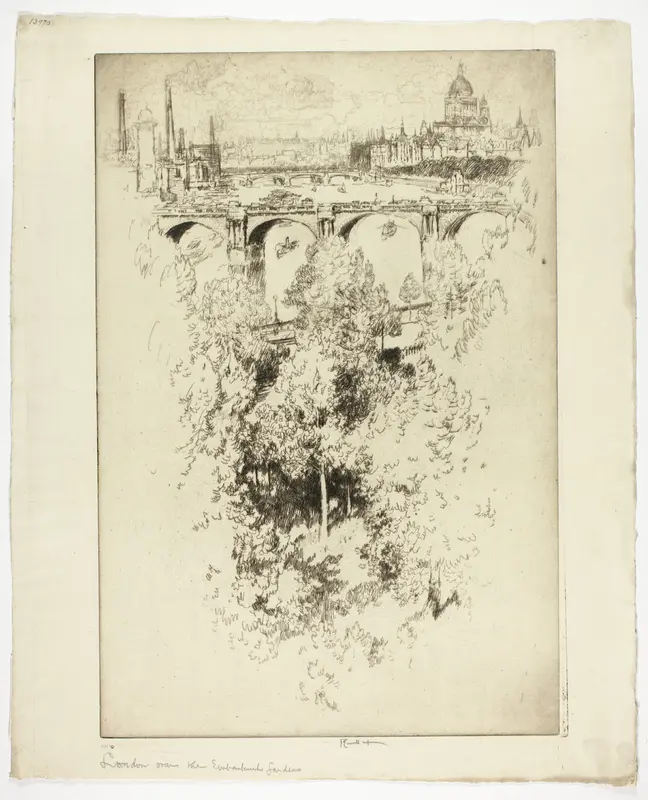 Over Waterloo Bridge, Church and Work