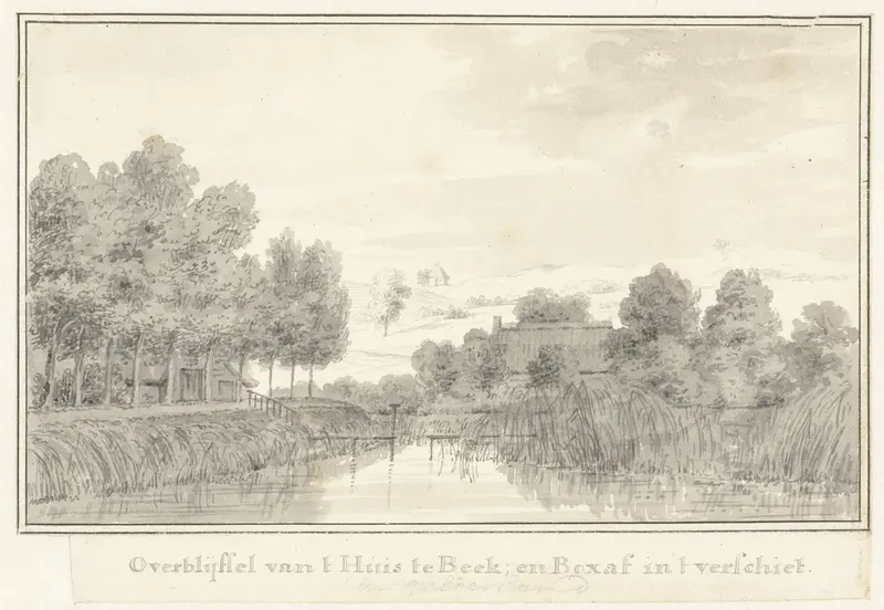 Overblijfselen van het Huis ter Beek Wall Art by Cornelis Pronk - High-Resolution Digital Print