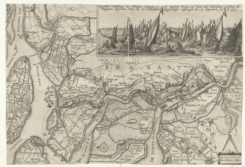Overwinning op het Slaak, 1631 Wall Art by Unknown - High-Resolution Digital Print
