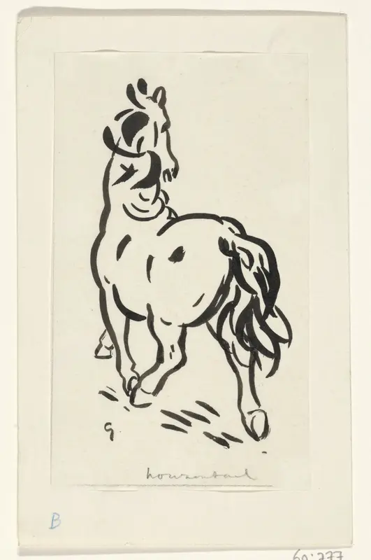 Paard Wall Art by Unknown - High-Resolution Digital Print