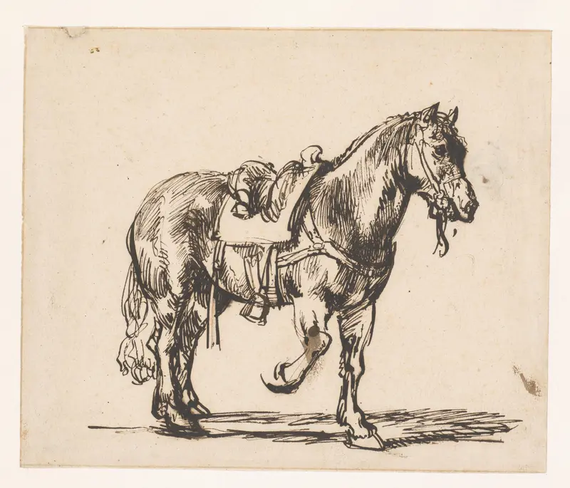 Paard van de Barmhartige Samaritaan Wall Art by Govert Flinck - High-Resolution Digital Print