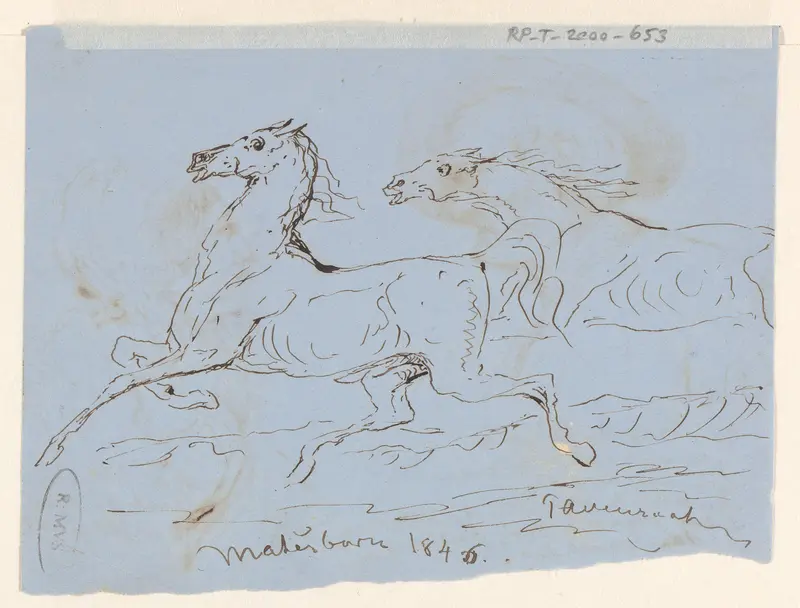 Paarden Wall Art by Unknown - High-Resolution Digital Print