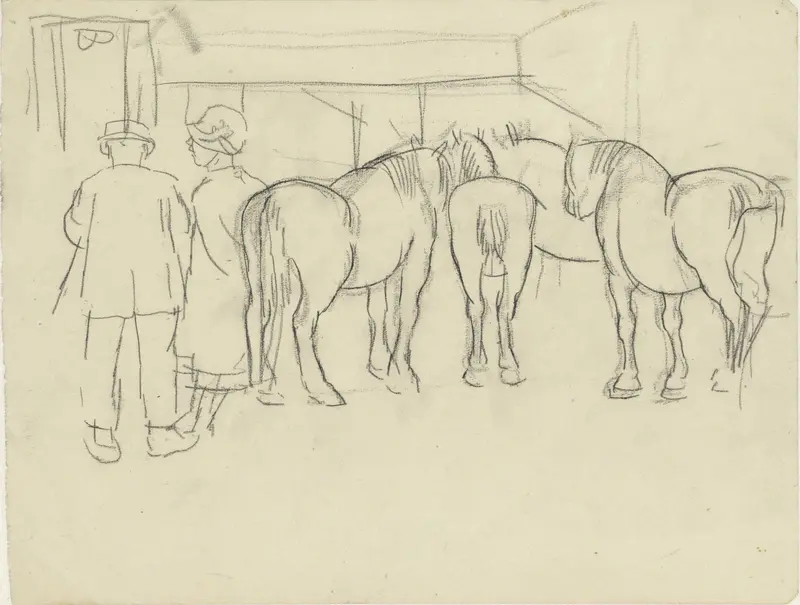 Paardenmarkt Wall Art by Henk Henriët - High-Resolution Digital Print