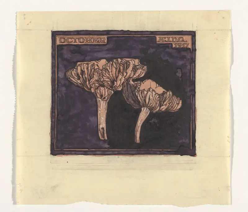 Paddenstoelen Wall Art by Unknown - High-Resolution Digital Print