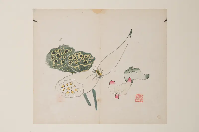 Page from Shi Zhu Zhai Wall Art by Unknown - High-Resolution Digital Print