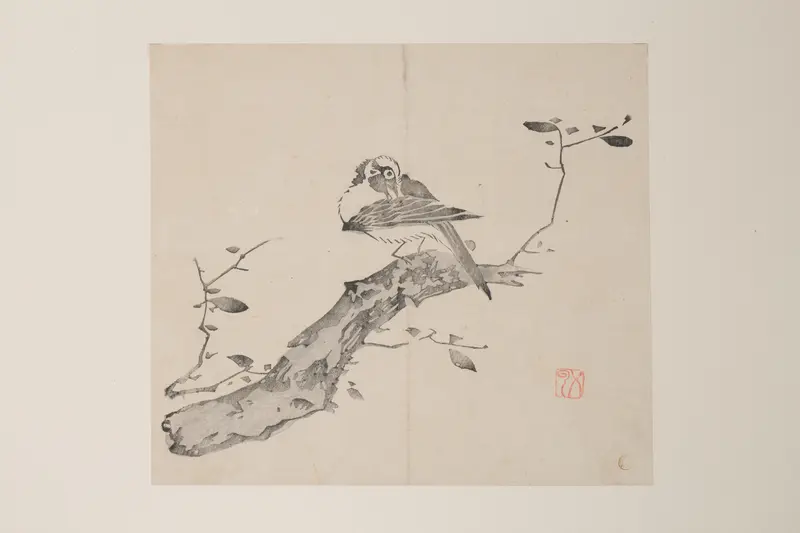 Page from the Ten Bamboo Studio Manual of Painting and Calligraphy Wall Art by Hu Zhengyan - High-Resolution Digital Print