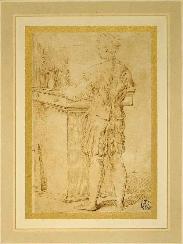 Page Serving Wine or The Painter's Apprentice Wall Art by Parmigianino - High-Resolution Digital Print