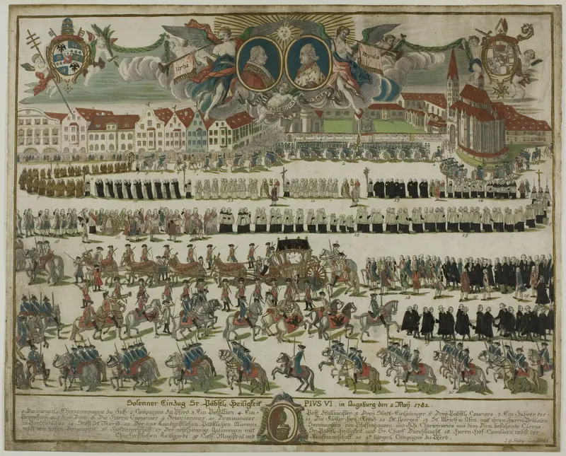 Pageant in Honor of Pope Pius VI Wall Art by Freling Freling - High-Resolution Digital Print