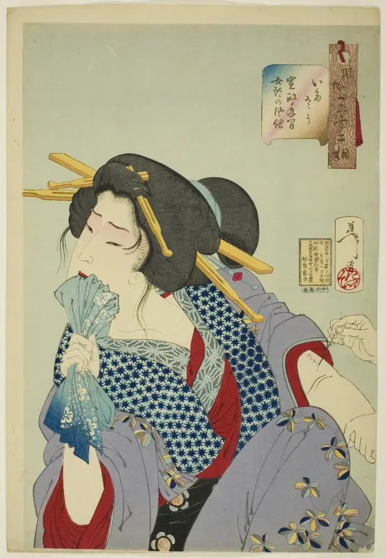 Painful (Itaso), from the series "Thirty-two Aspects of Women (Fuzoku sanjuniso)"