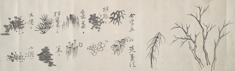 Painting Instruction Wall Art by Tanomura Chokunyū - High-Resolution Digital Print